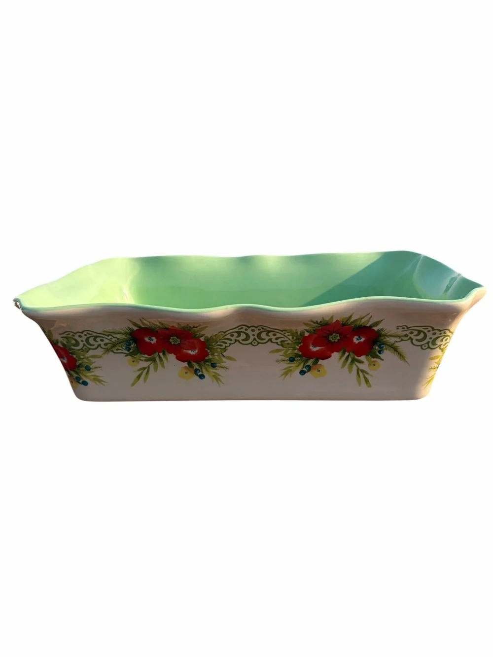 PIONEER WOMAN FLORAL 9X13 STONEWARE BAKING / SERVING DISH